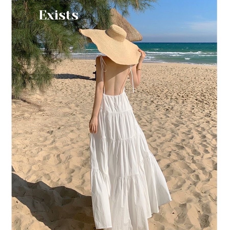 Maxi hở lưng cột dây - 240 | BigBuy360 - bigbuy360.vn