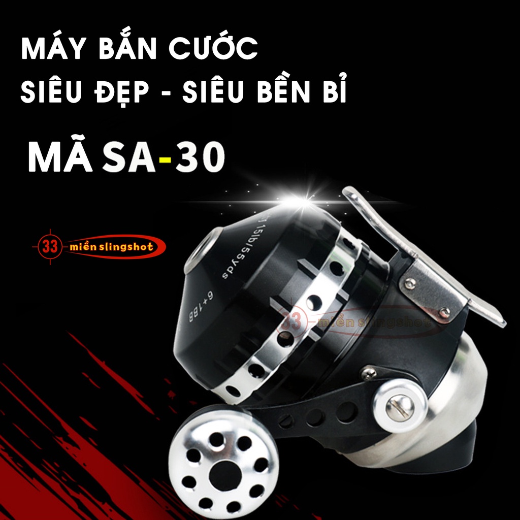 [SA30] Máy thu cước SA30 kim loại siêu bền, siêu xịn, Máy Thu Cước Dành Cho Ná Cao Su Săn Cá