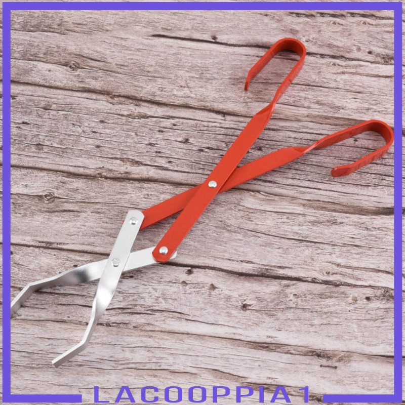 [LACOOPPIA1]Campfire Tongs Log Grabber Firewood Fire Pit Tools Camping Fireplace Tools