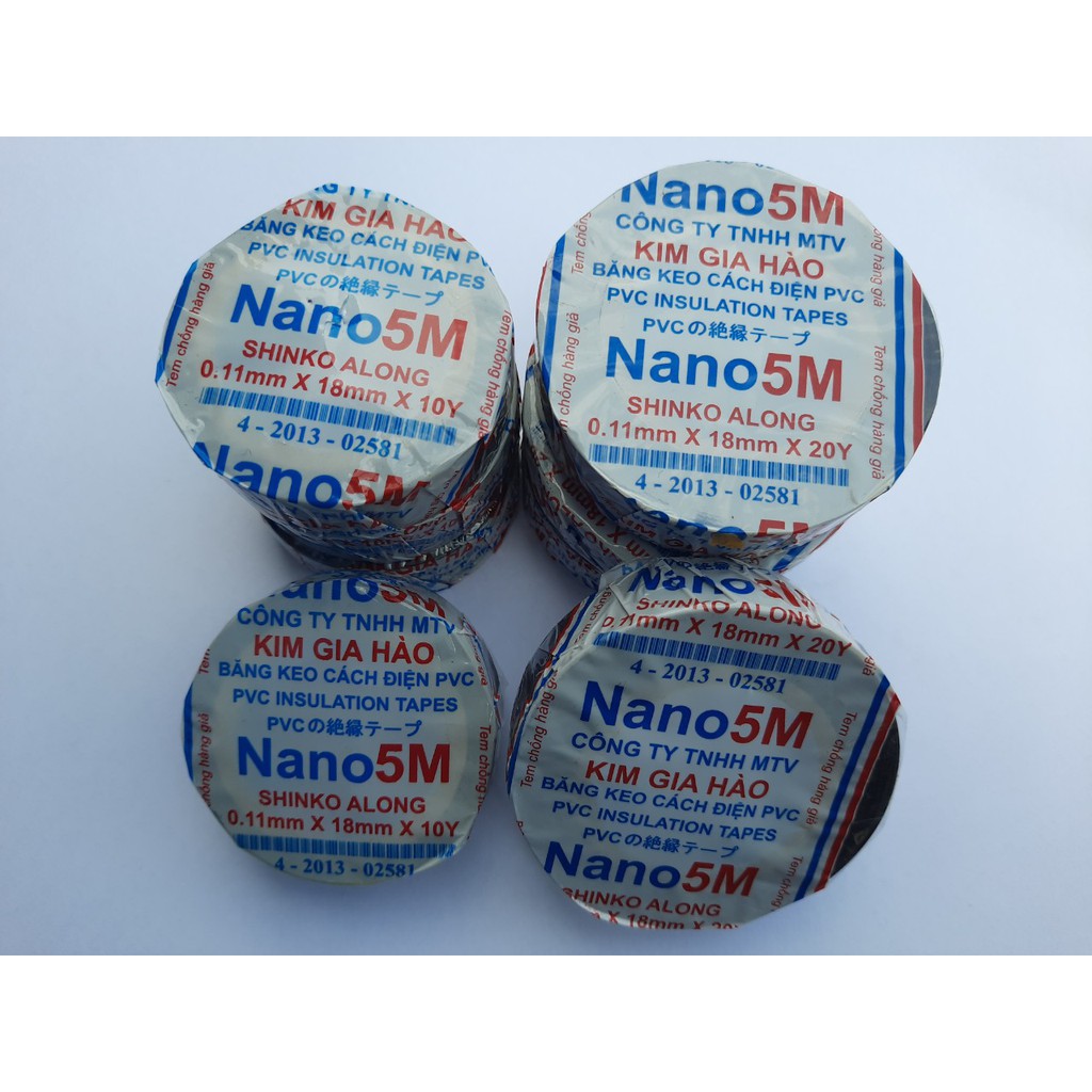 Băng cách điện Nano 5M Shinko ALong  đen