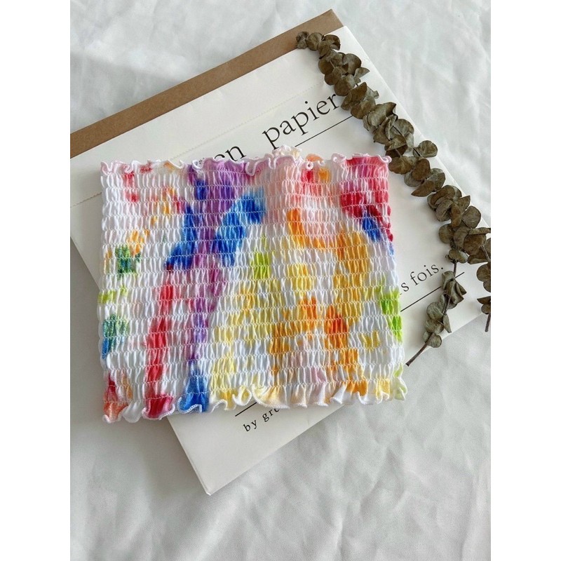 Áo ống nhún loang màu (hình thật) | BigBuy360 - bigbuy360.vn