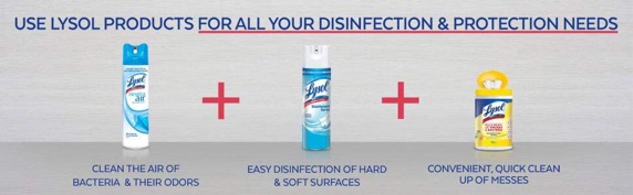XỊT PHÒNG DIỆT KHUẨN LYSOL 538g