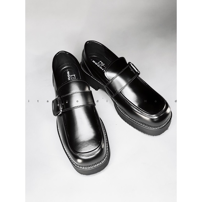Giày tây nam công sở trẻ trung cao cấp hàn quốc cổ cao tăng chiều cao giày tây lười - HOUDITA C-V02