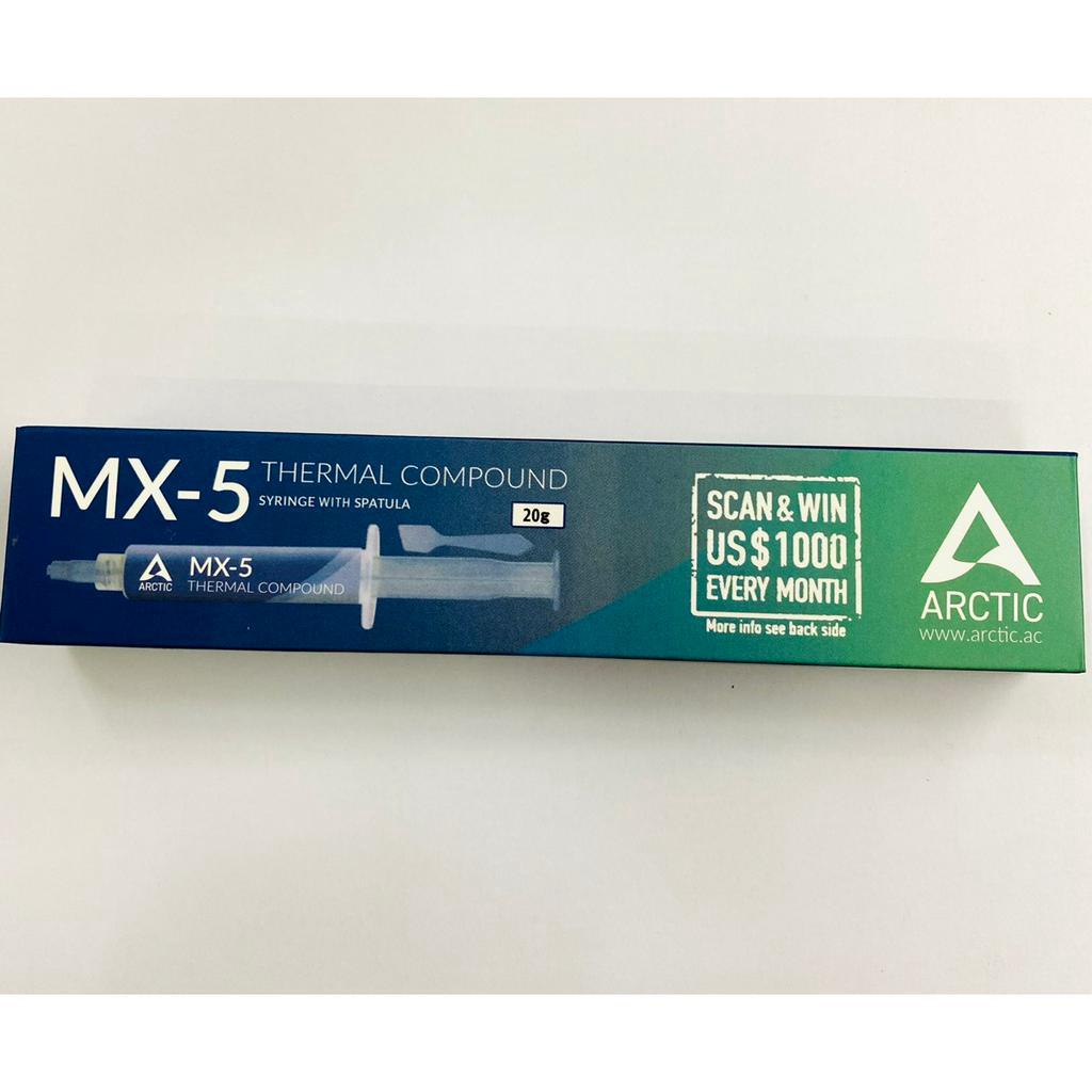 Keo tản nhiệt Arctic MX5 - 2g, 4g, 8g, 20g, - Mẫu mới MX-5 hiệu năng