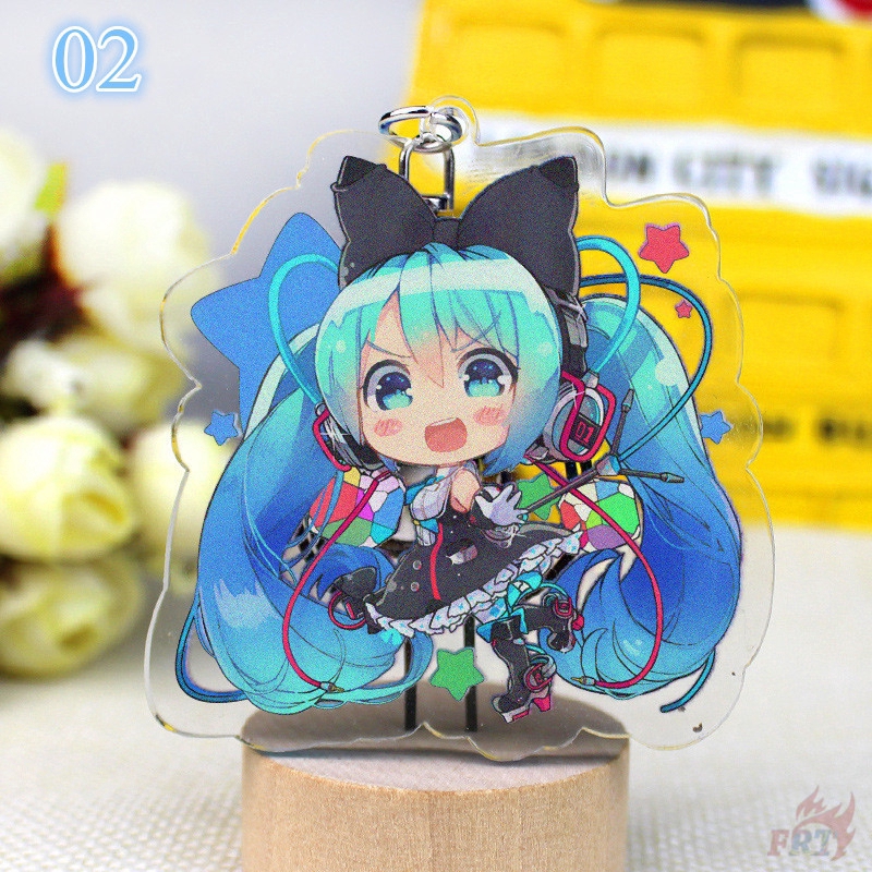 ❀ Hatsune Miku Móc khóa ❀ Snow Sakura VOCALOID Figures KeyRing Pendant Gifts - 6 Styles