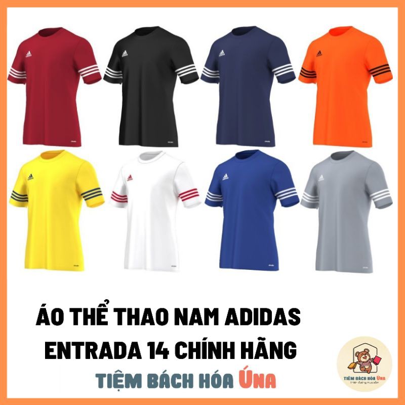 Áo thun thể thao nam đá bóng Adidas Entrada Jersey 14 chính hãng nhập UK