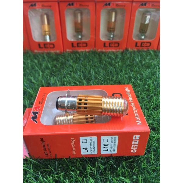 Led pha Dream 2 màu, cos vàng, pha trắng . Chính hãng MAracing