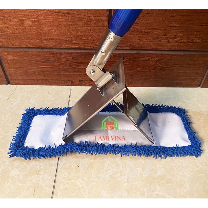 Cây lau nhà công nghiệp san hô 45cm sợi microfiber  , chổi lau nhà tự vắt 360 siêu sạch siêu thấm hút hiệu quả | BigBuy360 - bigbuy360.vn