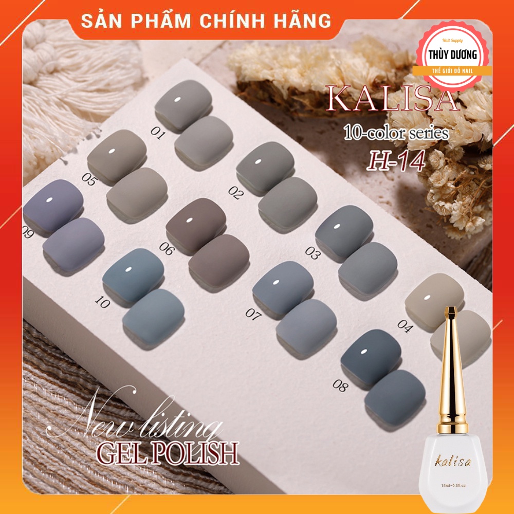 Sơn Gel Kalisa Cao Cấp Chính Hãng Mã H - 14 15Ml