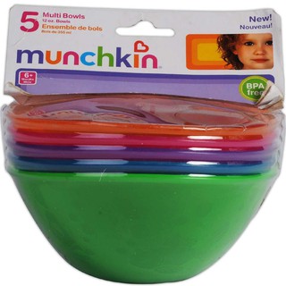 Bộ 5 bát nhựa munchkin mk10265
