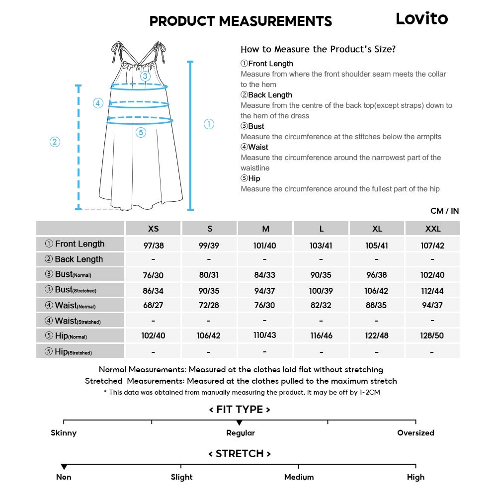 Lovito Đầm hoa nhí thường Daisy Suspenders L24AD135 (Đen)