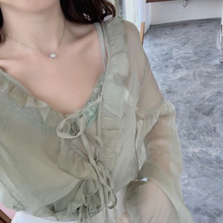 [ORDER] Set áo váy voan ulzzang