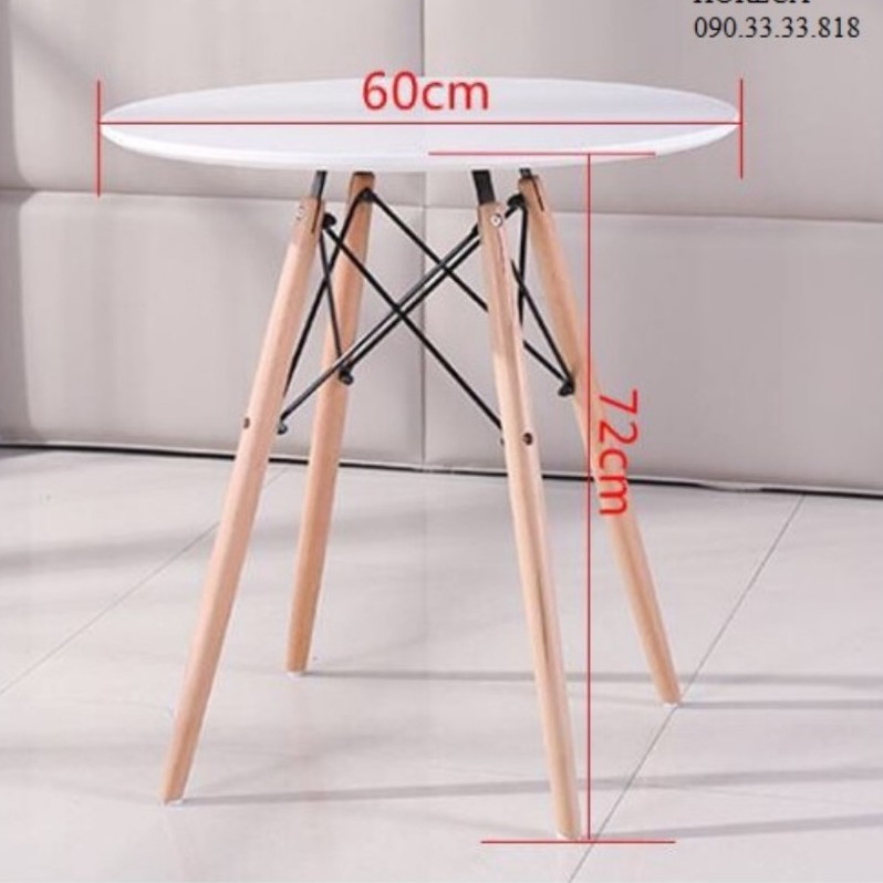 Bàn cà phê _ Bàn emeas _ Bàn tròn chân sắt đan _ Bàn ăn rộng 60cm. Hàng đẹp giá rẻ