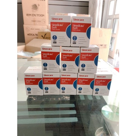 Kim chích máu Sinodraw máy đo đường huyết sinocare