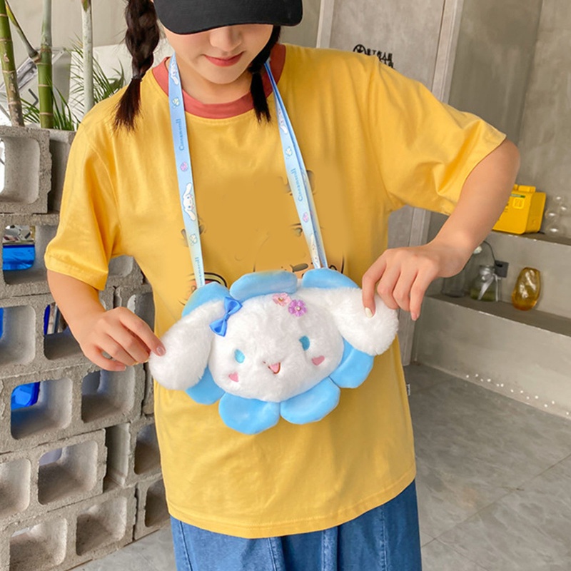 Túi Đeo Chéo Vai Hình Bông Hoa Xinh Xắn Dành Cho Nữ