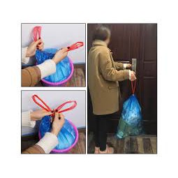 COMBO 3 CUỘN TÚI ĐỰNG RÁC CÓ DÂY RÚT
