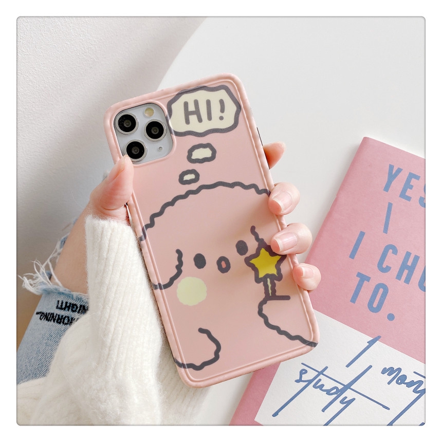 Ốp lưng iphone imd new cún và thỏ 5/5s/6/6plus/6s/6splus/7/7plus/8/8plus/x/xr/xs/11/12/pro/max/plus/promax - Awifi Q1-8 | BigBuy360 - bigbuy360.vn