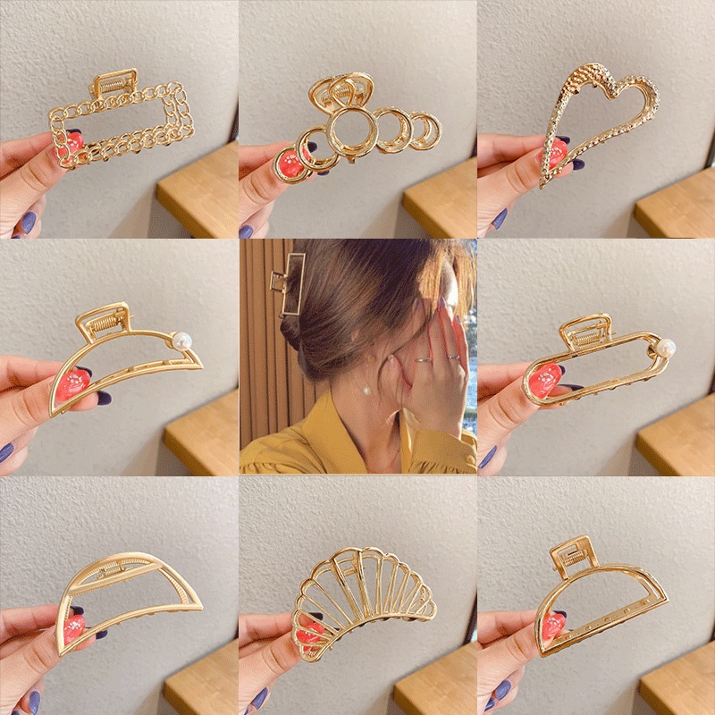 Kẹp Tóc Kim Loại Xinh Xắn Phong Cách Hàn Quốc set kẹp tóc hàn quốc kẹp càng cua nơ kẹp tóc mái kẹp tóc càng cua cặp tóc kẹp nơ kẹp mái phụ kiện tóc