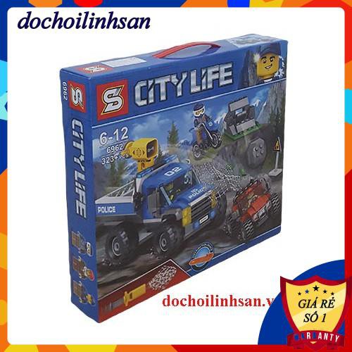 ĐỒ LEGO CẢNH SÁT TRUY ĐUỔI 323 CHI TIẾT