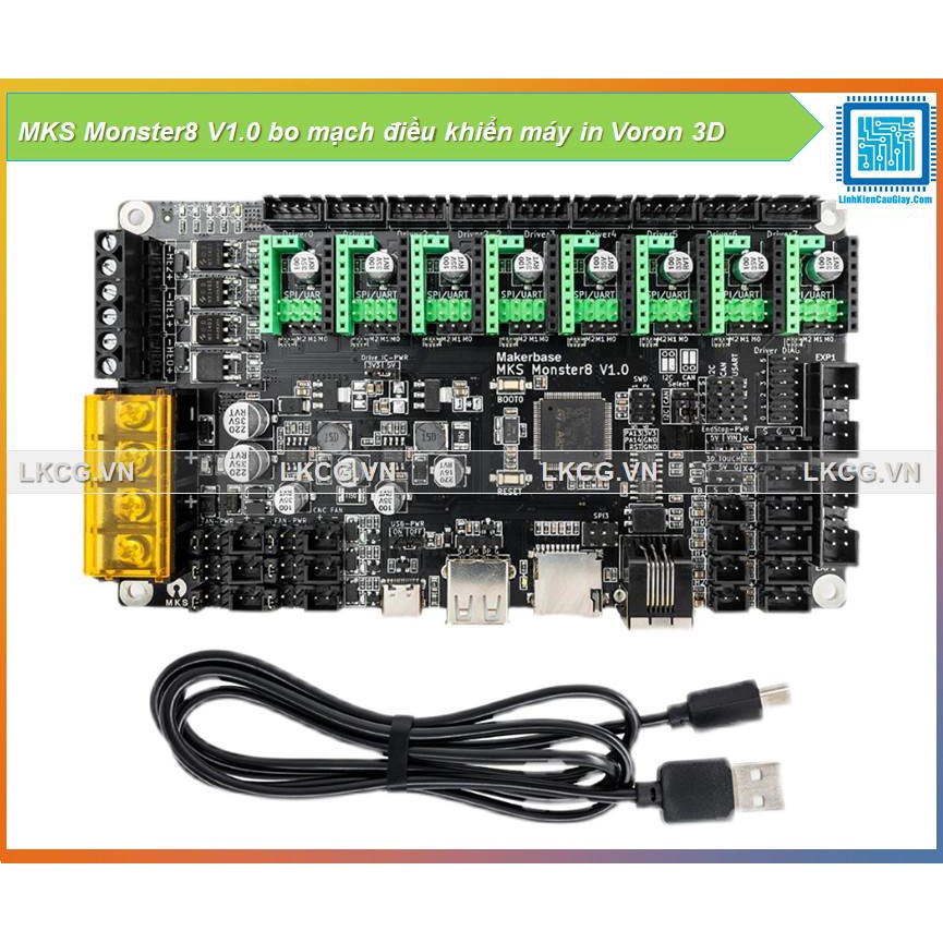 MKS Monster8 V1.0 bo mạch điều khiển máy in Voron 3D