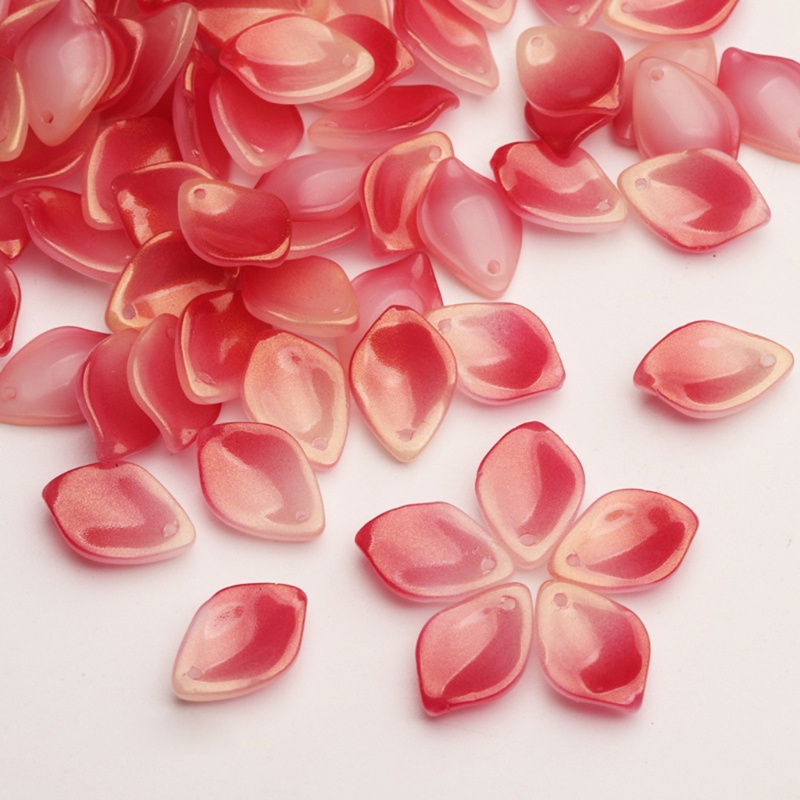 Bộ 100 Cánh Hoa Ly Thủy Tinh Trong Suốt Dùng Làm Trang Sức Diy