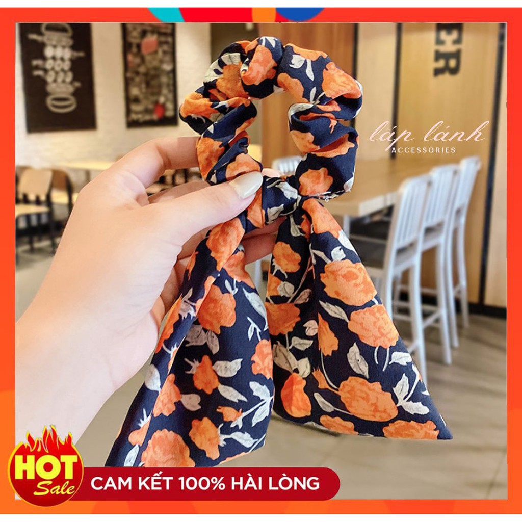 [Có sẵn] CỘT TÓC NƠ HOA RETRO KIỂU PHÁP PHONG CÁCH MÙA HÈ VINTAGE LÃNG MẠN ĐÁNG YÊU CT17