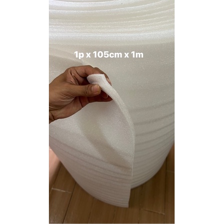 Mút xốp PE Foam dày 10mm x 105cm x 1m