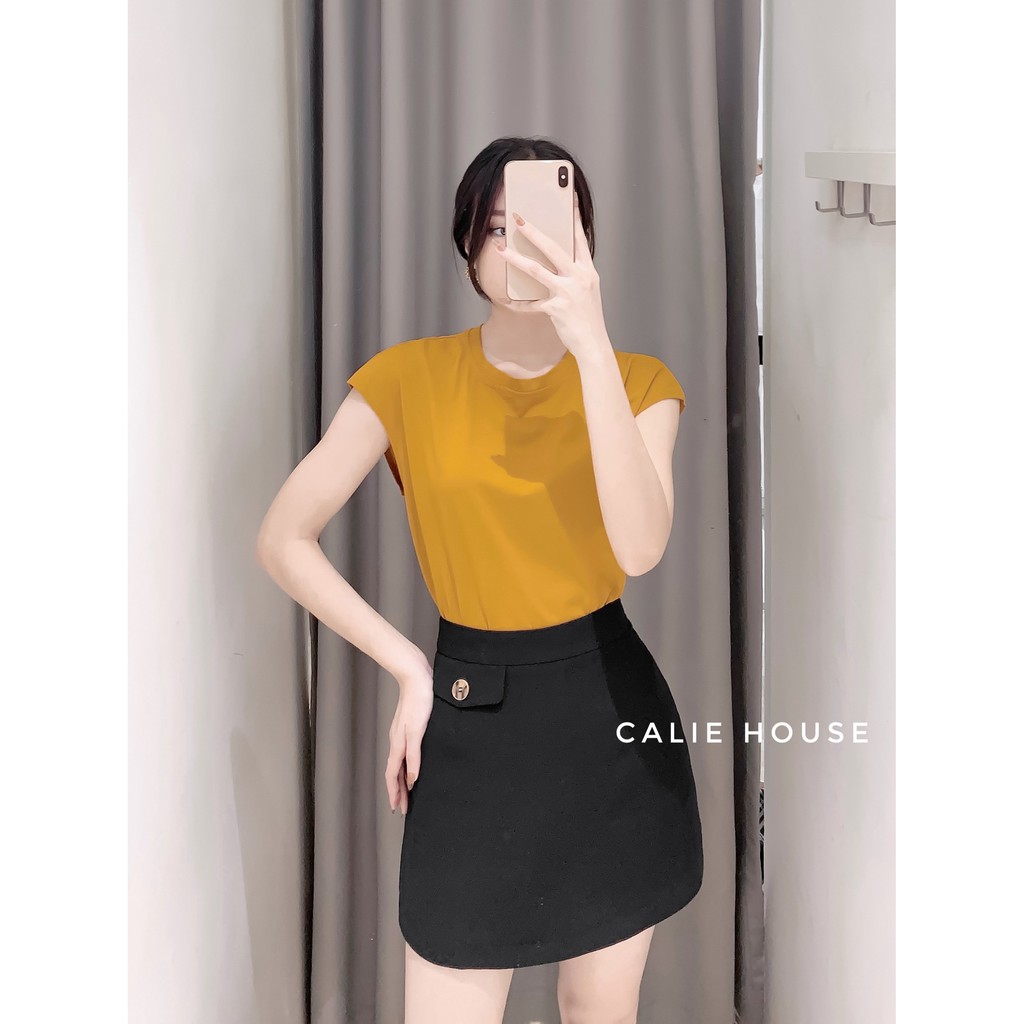 [Mã FASHIONT4WA2 giảm 10K đơn 50K] Áo tank top 4 màu thương hiệu thời trang Calie House A141 | BigBuy360 - bigbuy360.vn