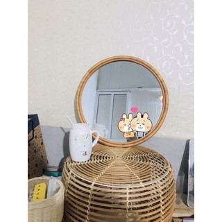 gương tròn viền