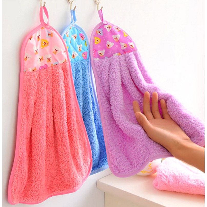 Khăn lau tay nhà bếp có móc treo