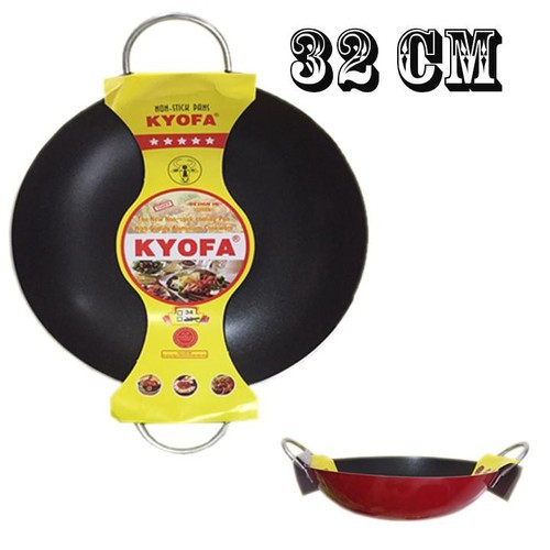 Chảo chống dính 2 quai sâu lòng size 32 cm - Chảo chống dính 2 quai cao cấp - chảo chống dính