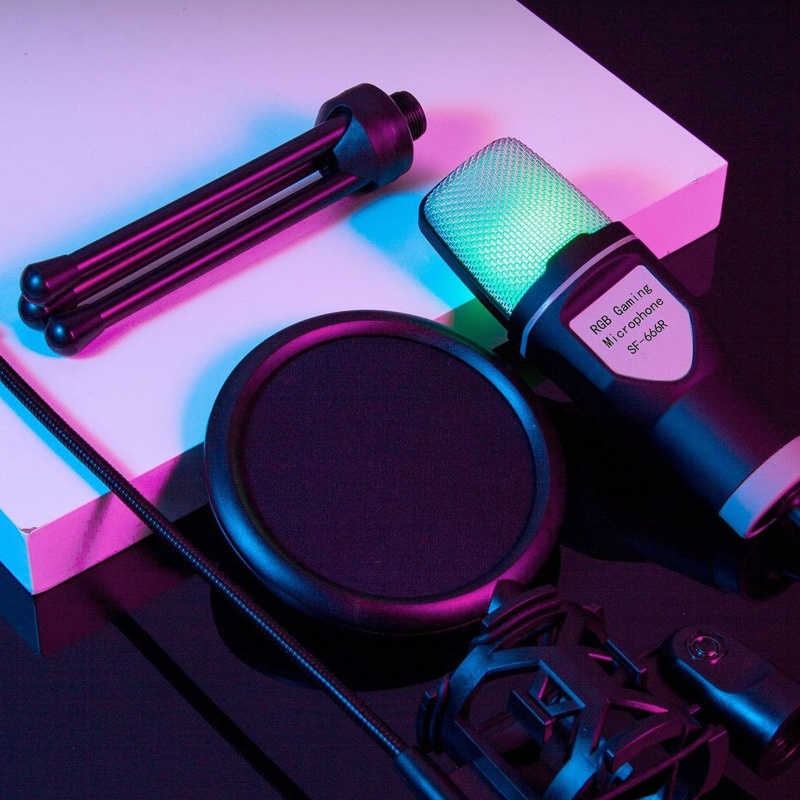 Micro zzz Usb Có Dây Với Giá Đỡ Kẹp Cho Đèn RGB / Pc
