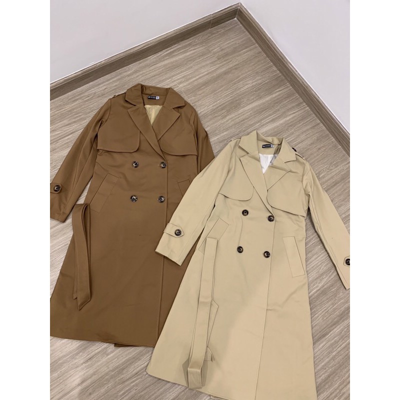 ÁO MANG TÔ KAKI DÁNG DÀI BẢO KHÁNH SHOP Áo Trenchcoat dáng dài chất liệu kaki chéo dầy dặn 057 | BigBuy360 - bigbuy360.vn