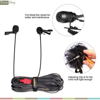 Micro gài áo Comica CVM-D02 Dualmic cho Camera, Smartphone