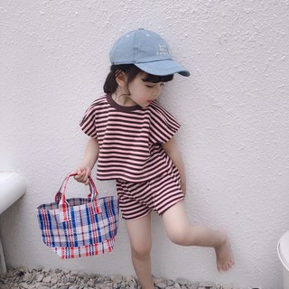 Đồ bộ cotton 2c cho bé gái dễ thương-Bo025