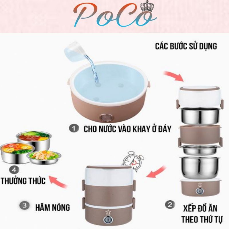 Cặp lồng cơm bằng inox