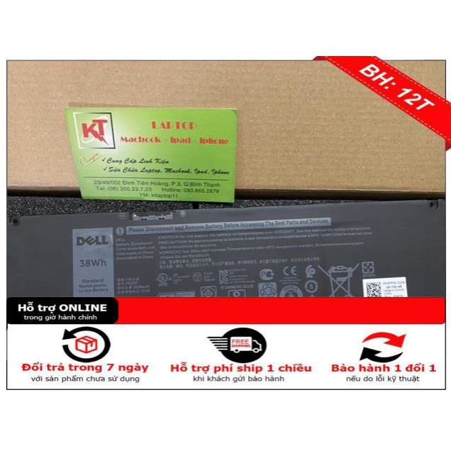 [BH12TH] Pin Dell Inspiron 13 5370 7370 7373 13-7370 Vostro 5370 RPJC30 38Wh ZIN