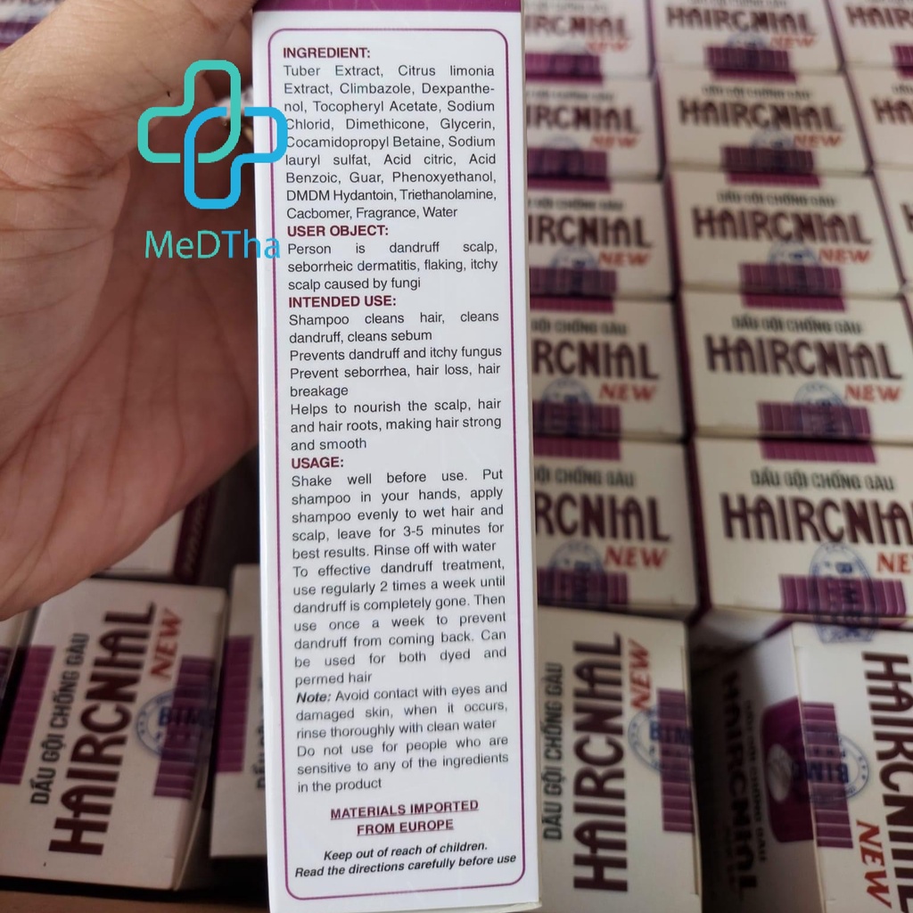 Dầu Gội Sạch Gàu Haircnial New - Giảm Ngứa, Nấm Da Đầu, Chống Gàu, Dưỡng Tóc (Chai 50ml) [Chính Hãng]