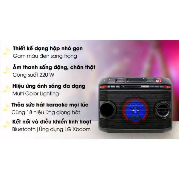 Loa karaoke LG XBOOM OL45 220W