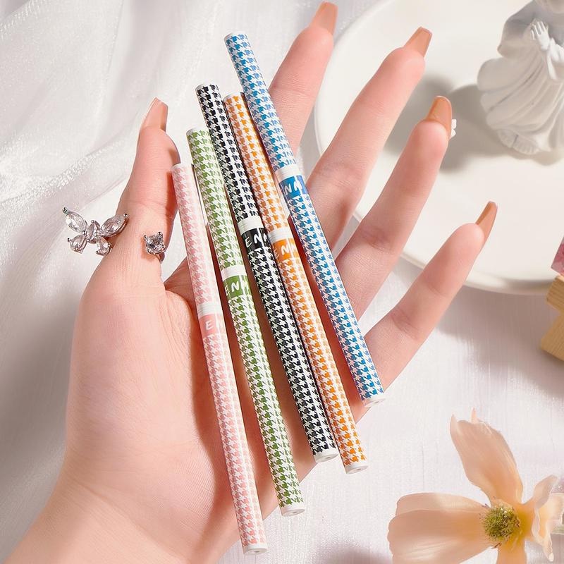 Bút Kẻ Mắt 5 Màu Tùy Chọn Chống Thấm Nước Màu Trơn Tự Nhiên