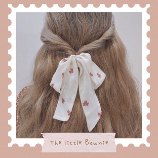 Cột tóc vải nơ hoa Ribbon Scrunchie