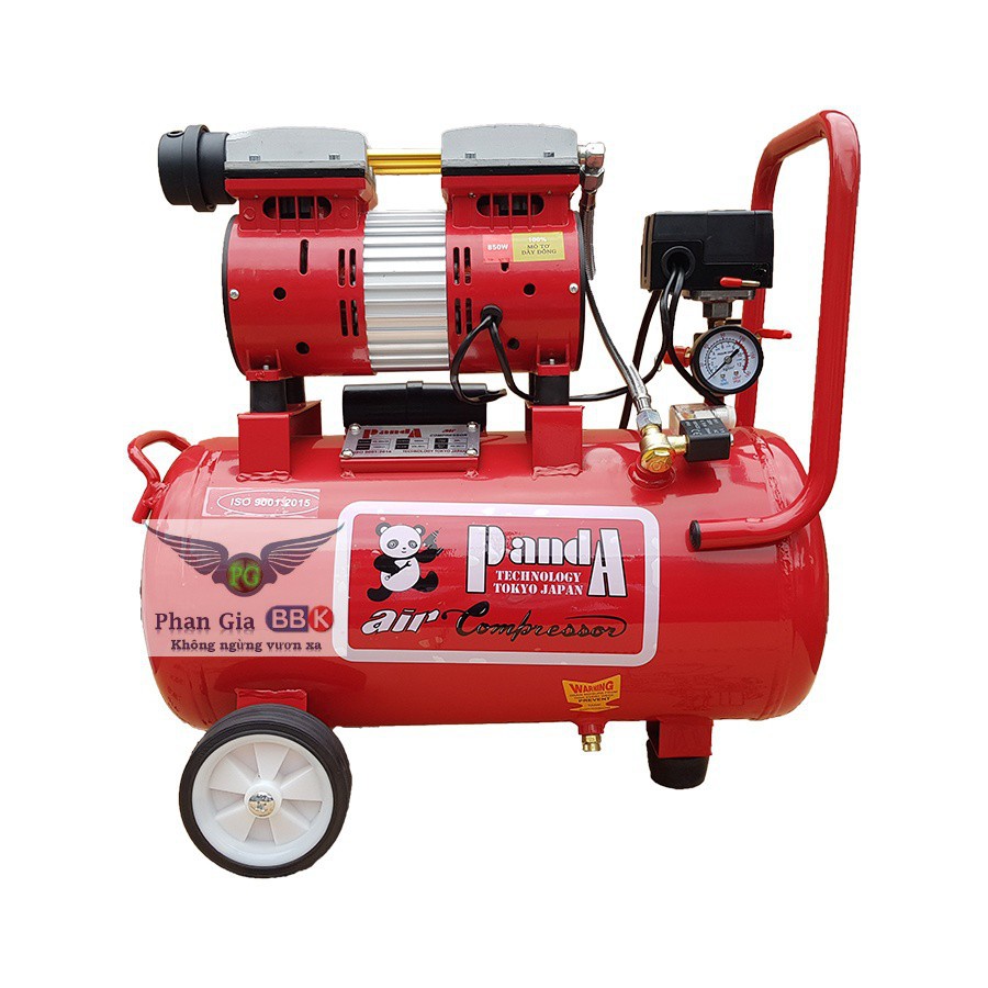 Máy nén khí không dầu 24h, máy phun sơn 100% dây đồng