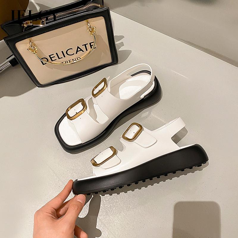 Xăng đan IELGY đế mềm khóa cài phong cách Latin thời trang cho nữ