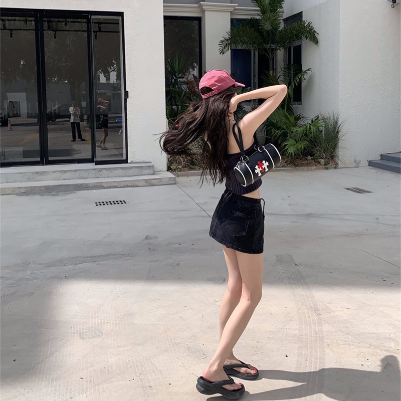 Áo Dệt Kim Sát Nách Thời Trang Mùa Hè Cho Nữ