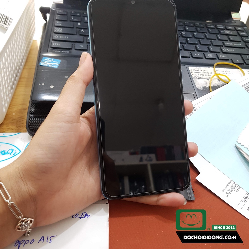 Miếng dán cường lực Oppo A15 Zacase