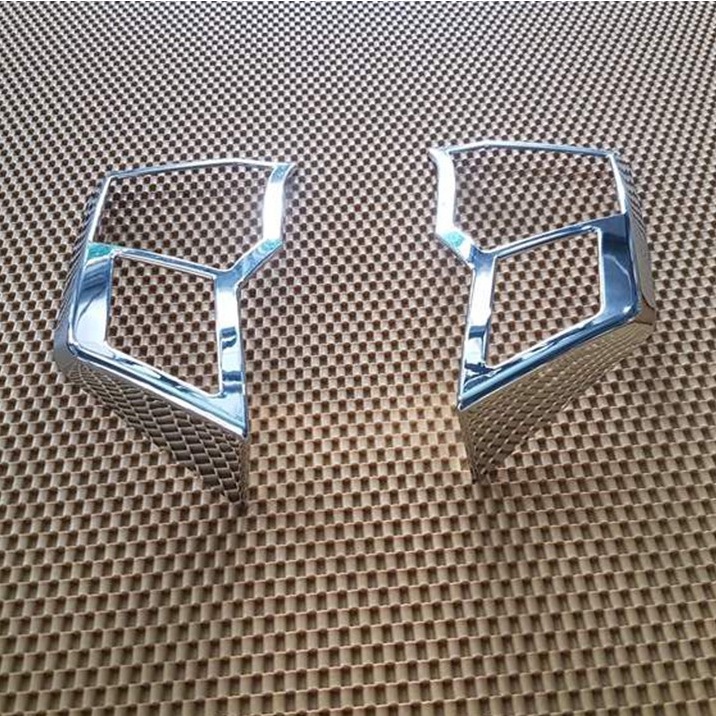 Ốp viền đèn pha, hậu xe Honda City 2017- 2020, 2021 - Mạ crom sáng bóng