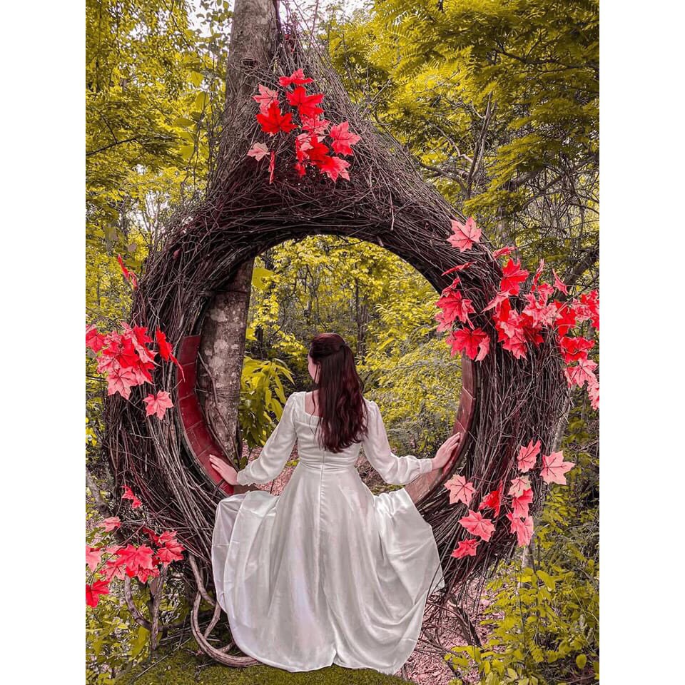 -HÀNG NHẬP KHẨU Đầm công chúa dự tiệc🔥Hàng cao cấp🔥maxi Trắng dài tay thiết kế siêu đẹp Liên hệ mua hàng 084.209.1989 | BigBuy360 - bigbuy360.vn