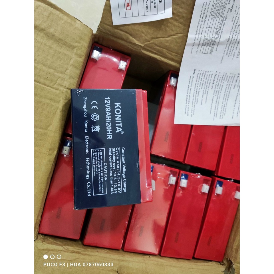 Acquy xe ô tô,xe máy điện trẻ em 12v 10ah, 12v 9ah, 12v 8ah, 12v 7ah (bảo hành 3 tháng)