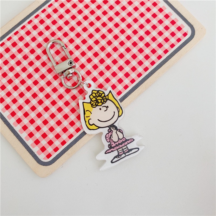Móc khóa hình nhân vật hoạt hình snoopy xinh xắn dành cho trang trí