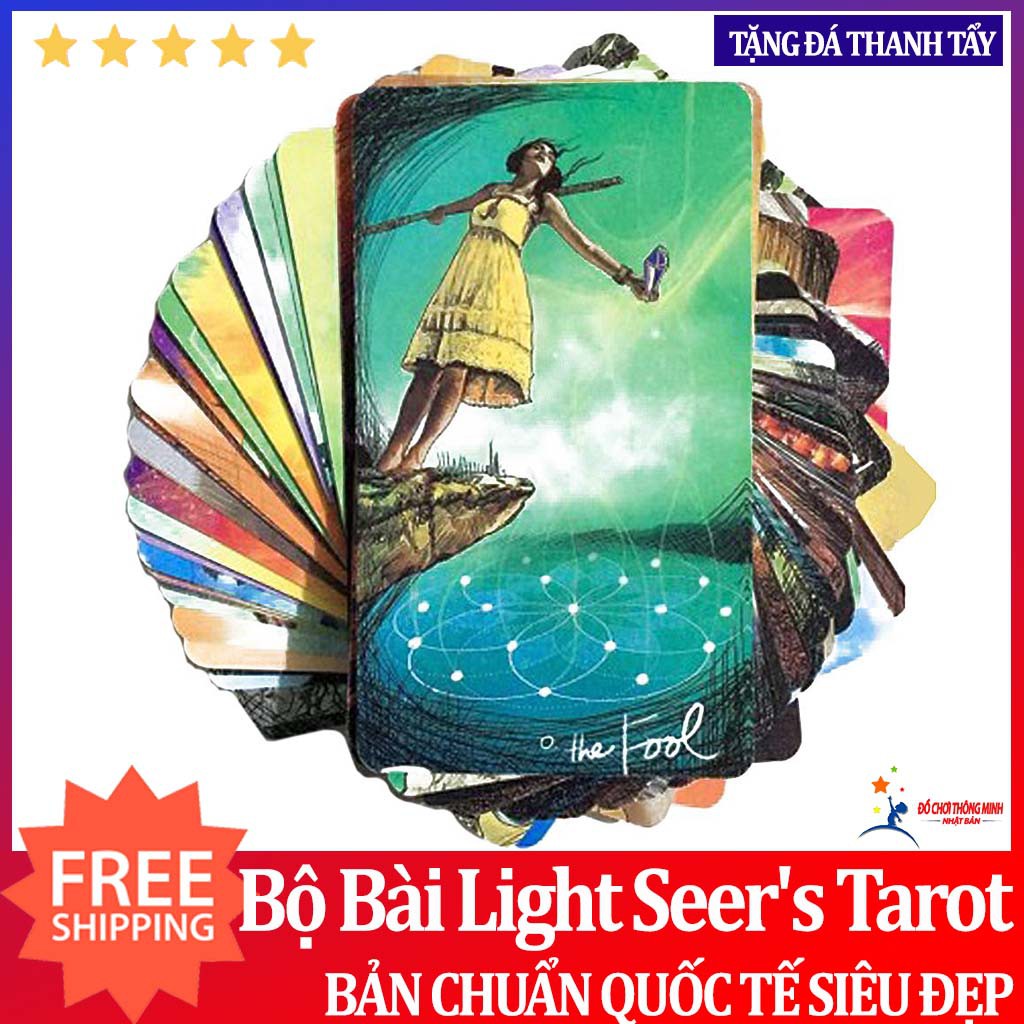 Bộ bài light seer's tarot tặng đá thanh tẩy